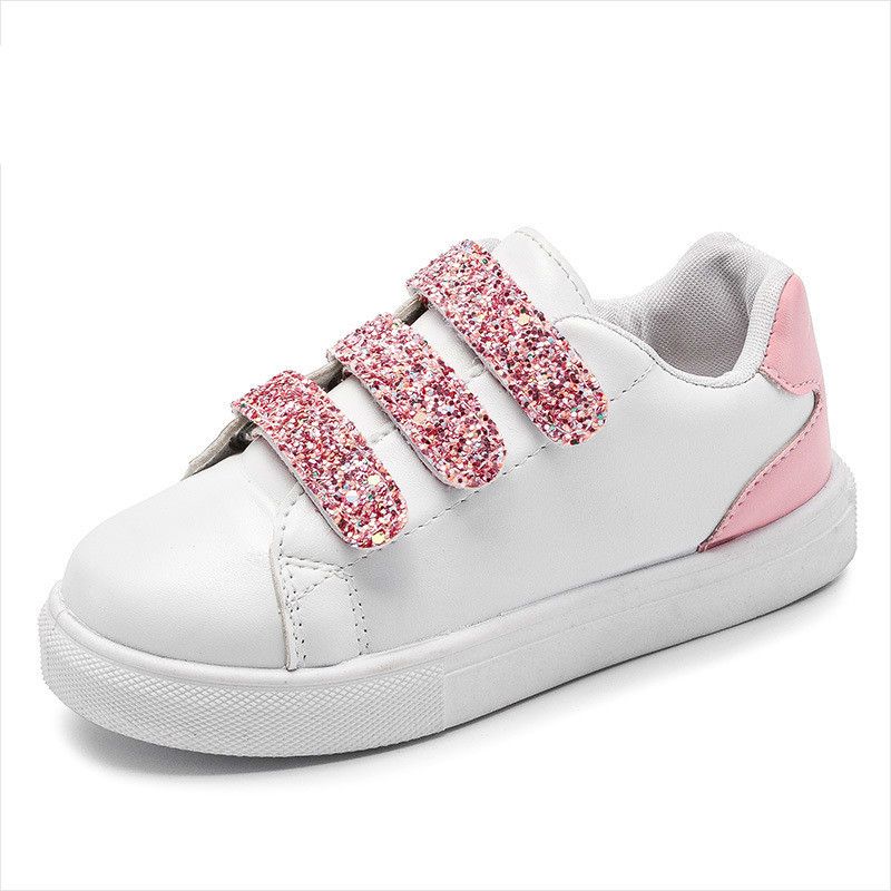Compra Zapatos Deportivos Para Niños Calientes NIÑAS Vestir Niños Niños  Mocasín Deportes 2018 Primavera Nuevos Zapatos Blancos Salvajes Zapatos  Planos De Lentejuelas Coreanas Barato | Entrega Rápida Y Calidad | Es.Dhgate
