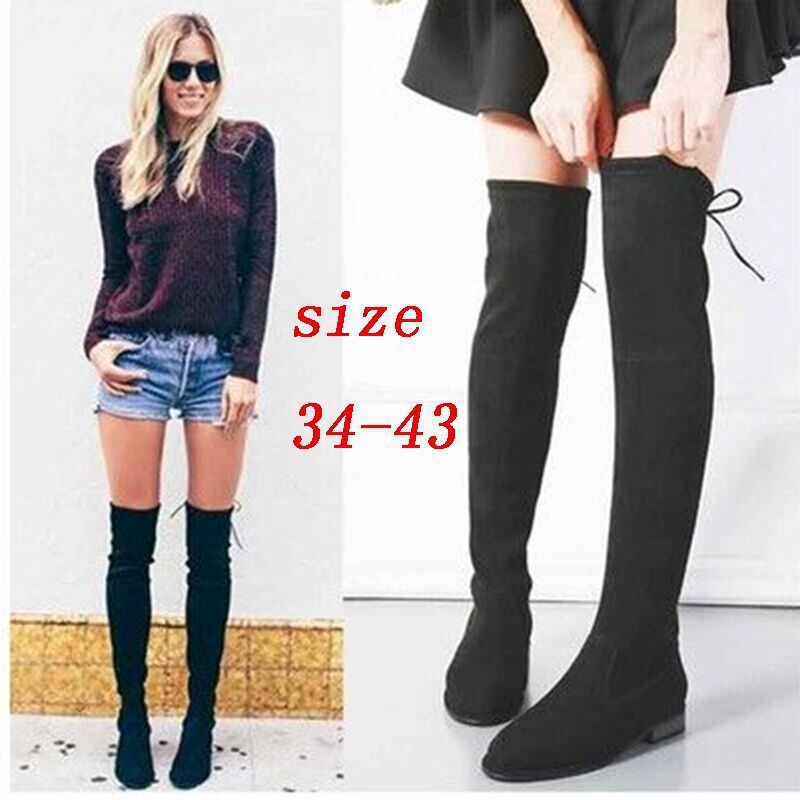 cheap over the knee heel boots