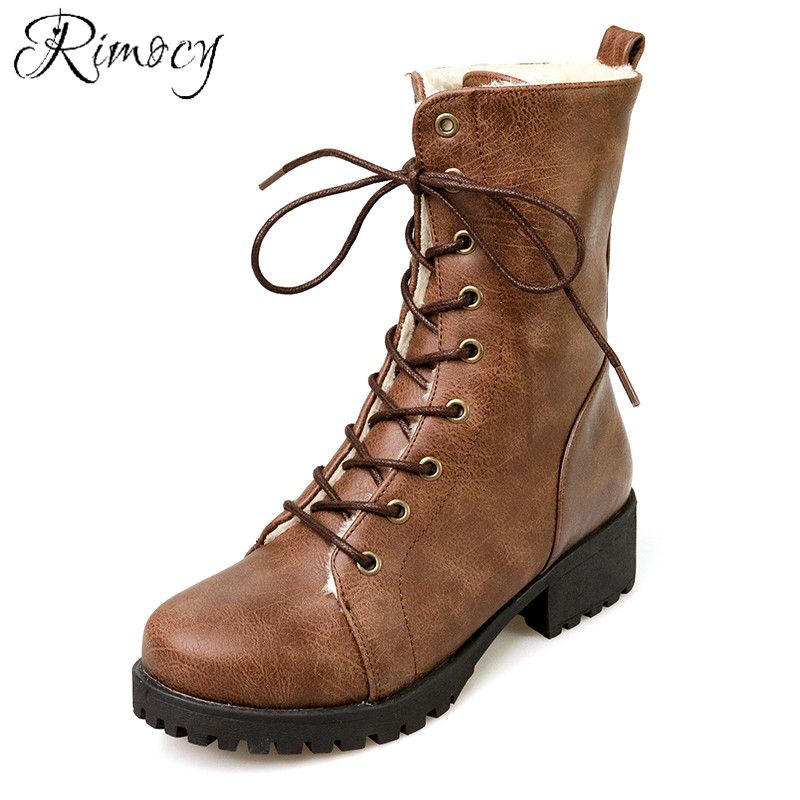 ladies soft leather lace up ankle boots