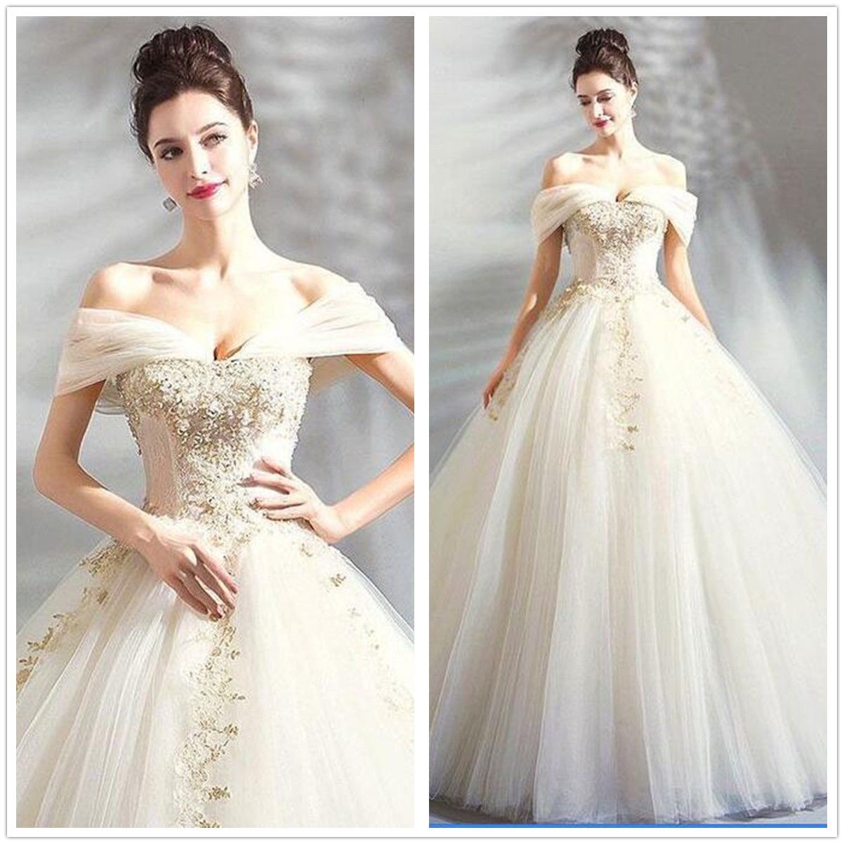 vintage tulle wedding dress