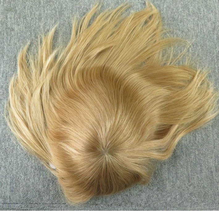 Blonde toupee