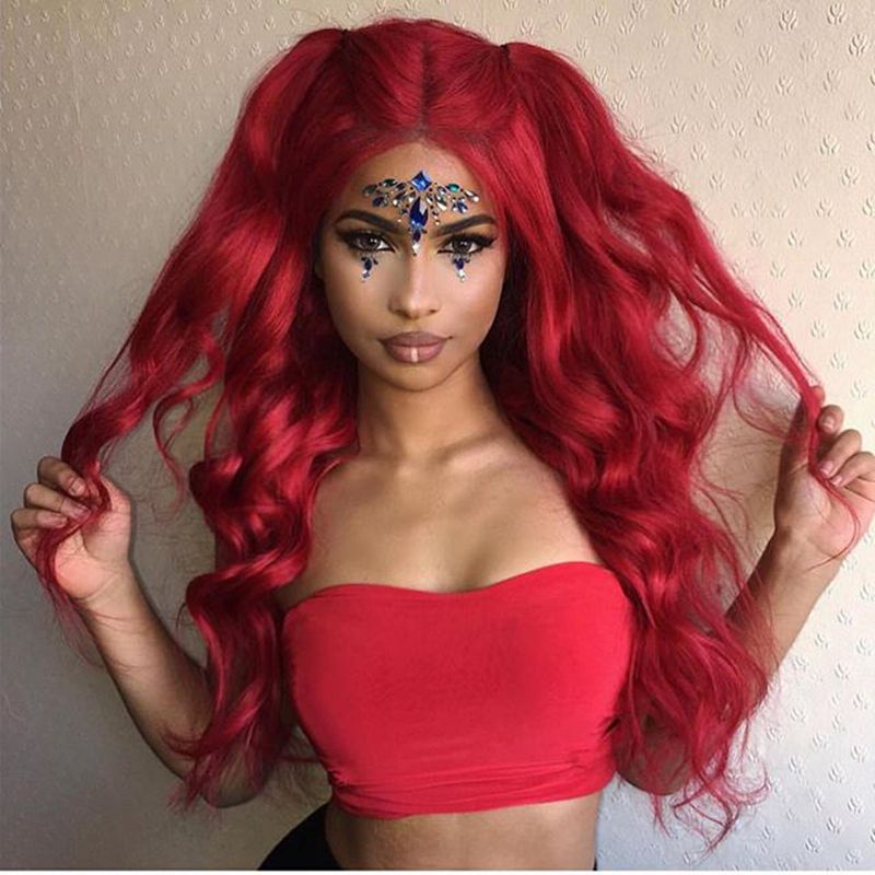cheap red wigs
