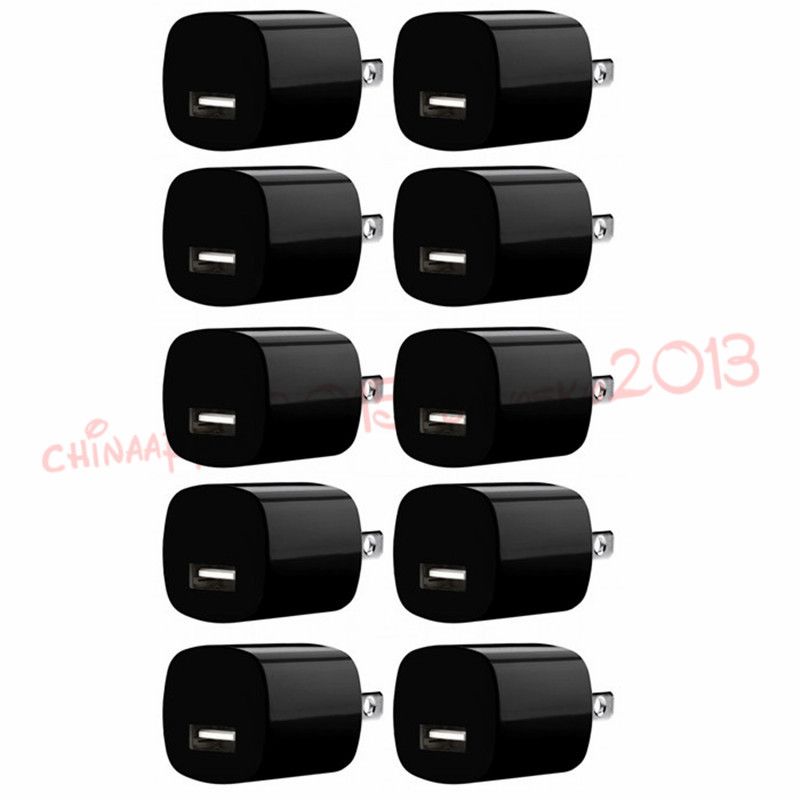 Square Us Plug Black Color