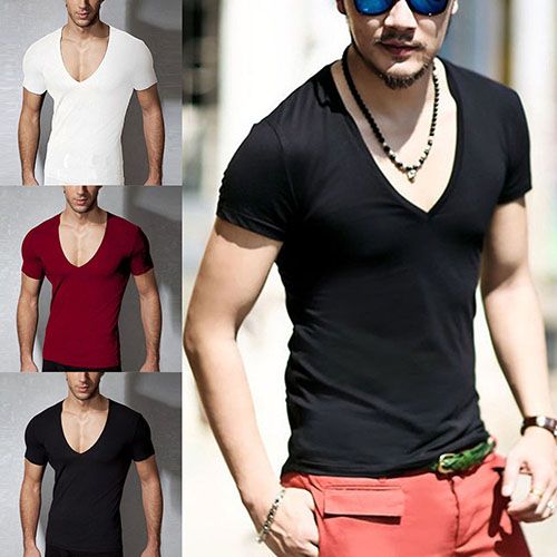 magliette scollo av profondo