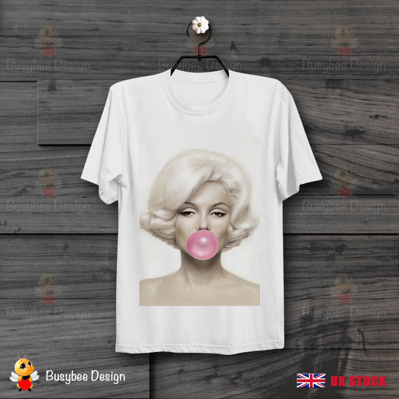 marilyn monroe bubble gum t shirt