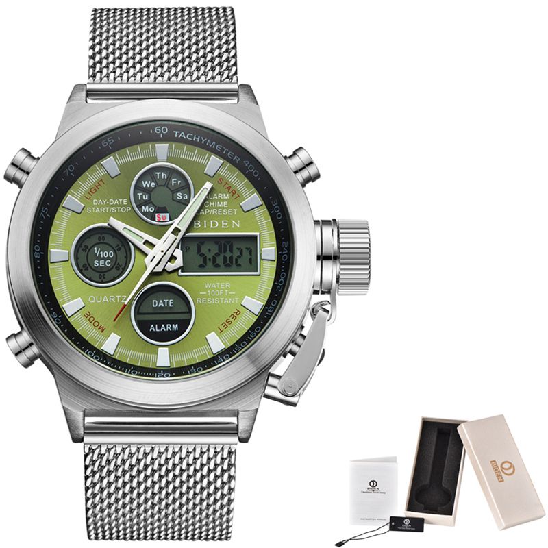 Biden Watch Men Full Steel Mens Watches Top Quartz Clock Led Digital Watch Mens Watches Relogio Masculino Expensive Watches Watches Online From Yanzhoucheng 21 02 Dhgate Com