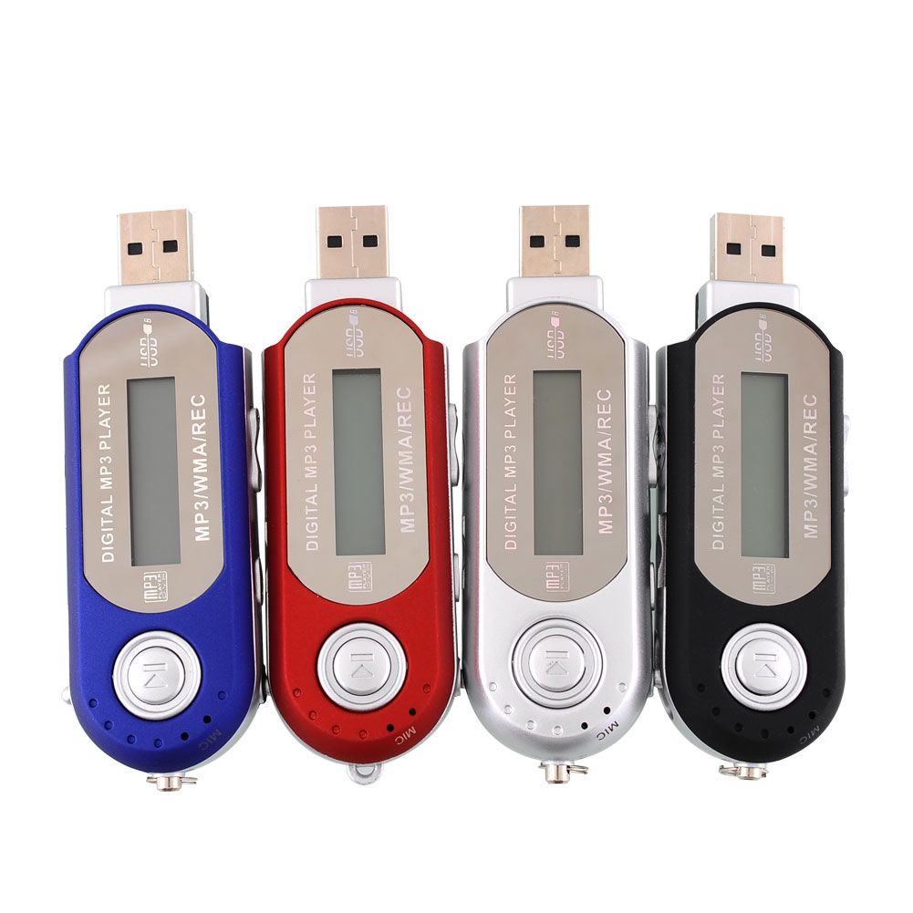 Ogquaton Portable Mini USB Flash LCD Numérique Lecteur MP3 Support Flash 32GB TF Fente Pour Carte TF Lecteur de Musique FM Radio Haute Qualité 