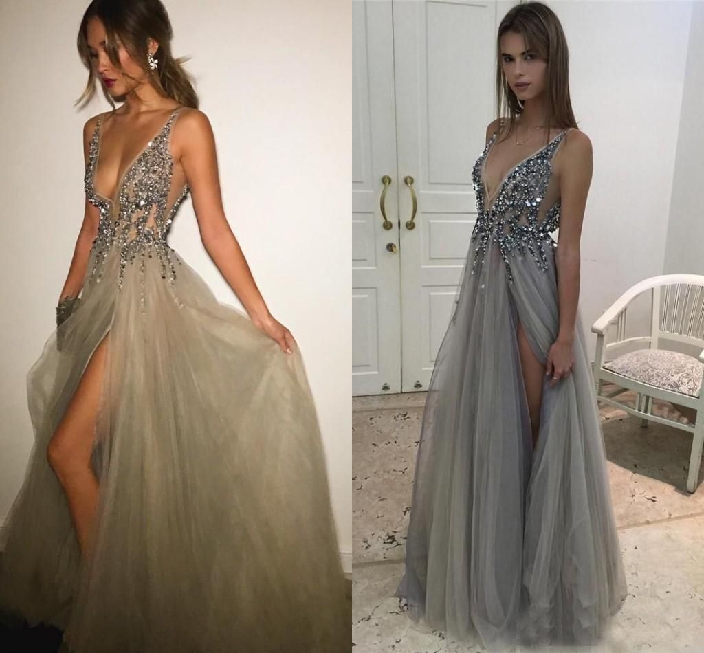 sparkly top prom dresses