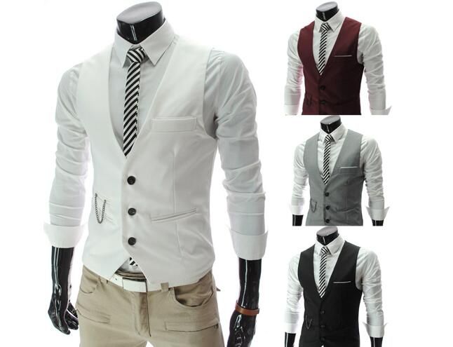 ropa de hombre de moda coreana hombres moda chaleco con en v