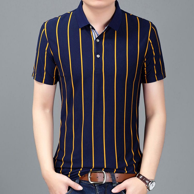 polo with stripes