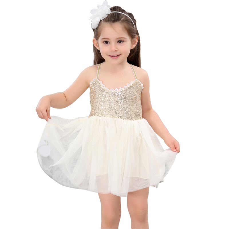 cute baby girl in princess dress