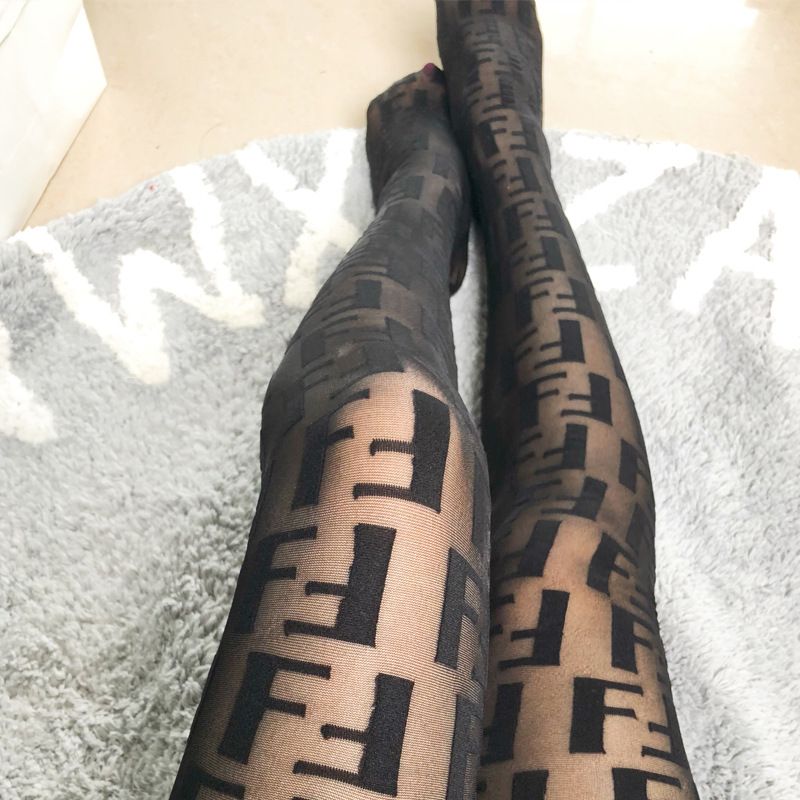 Fim Yd-alguma Impressão Mulheres De Meia-calça De Algodão Jacquard Meia-calça  De Marca De Moda Fina Primavera, Outono, Tatuagem Colorida Impressa De Meias  3 - melhor | Adorablemi.pt