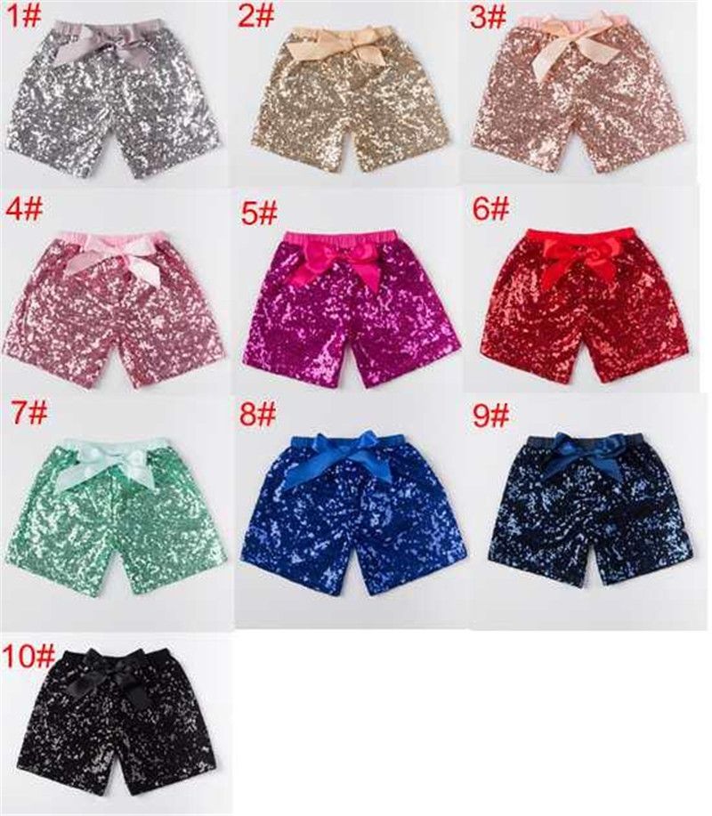 pantaloncini paillettes bambina