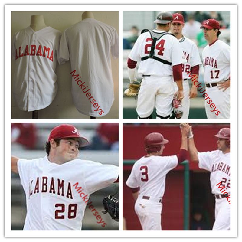 alabama crimson tide baseball jersey