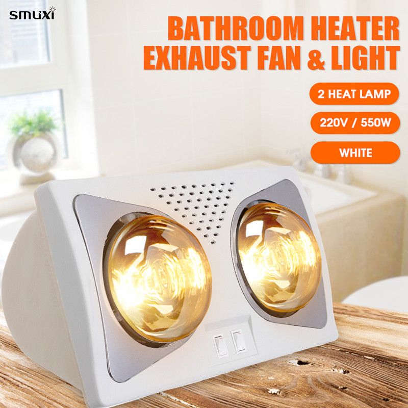 220v 550w Bathroom Heat Lamp Led Ceiling Lighting Warm Wall