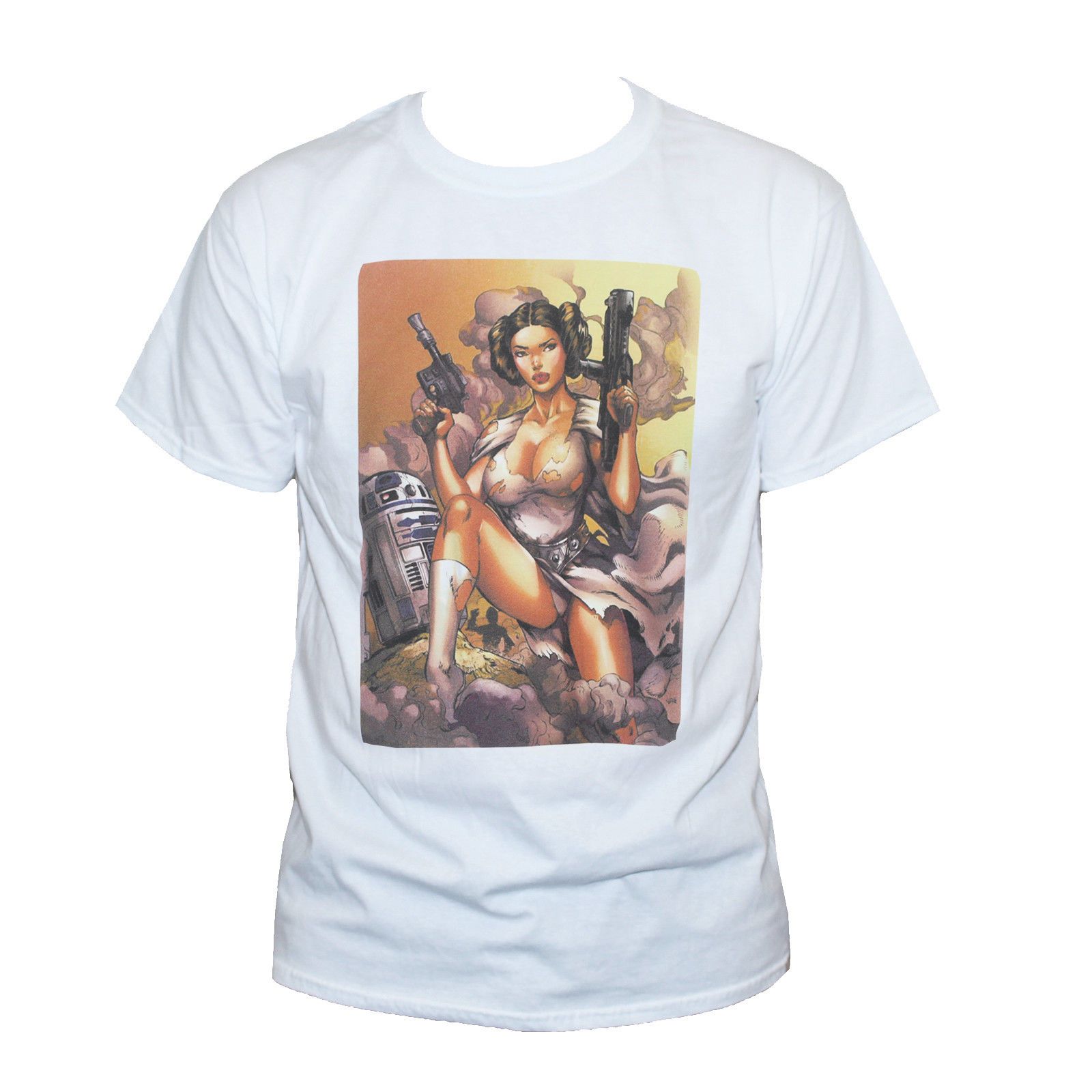 Princess leia t shirt rebel Clearance