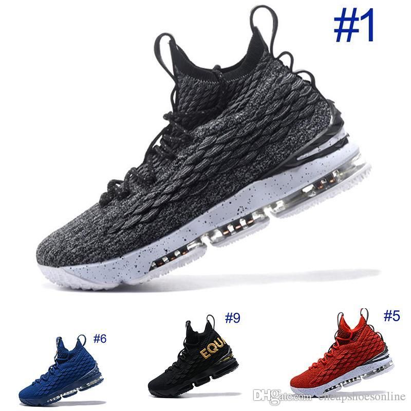 baloncesto LB XV 15 Negro, zapatos lebron, zapatillas de deporte profesionales LB15