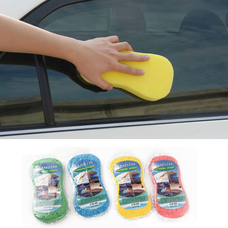 2020 Car Washing Sponges Vacuum Compression Expanding Sponge Car