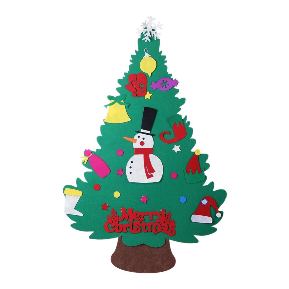 Acquista Regali Di Natale Pupazzo Di Neve 2018 Bambini Fai Da Te In Feltro Albero Di Natale Con Ornamenti Capodanno Decorazione Porta Appeso Decorazione A 16 54 Dal Shuangyin005 Dhgate Com