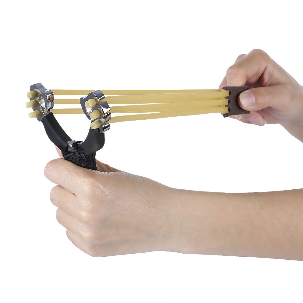 2021 Powerful Slingshot Rubber Bands Wrist Catapult Hunting Equipment