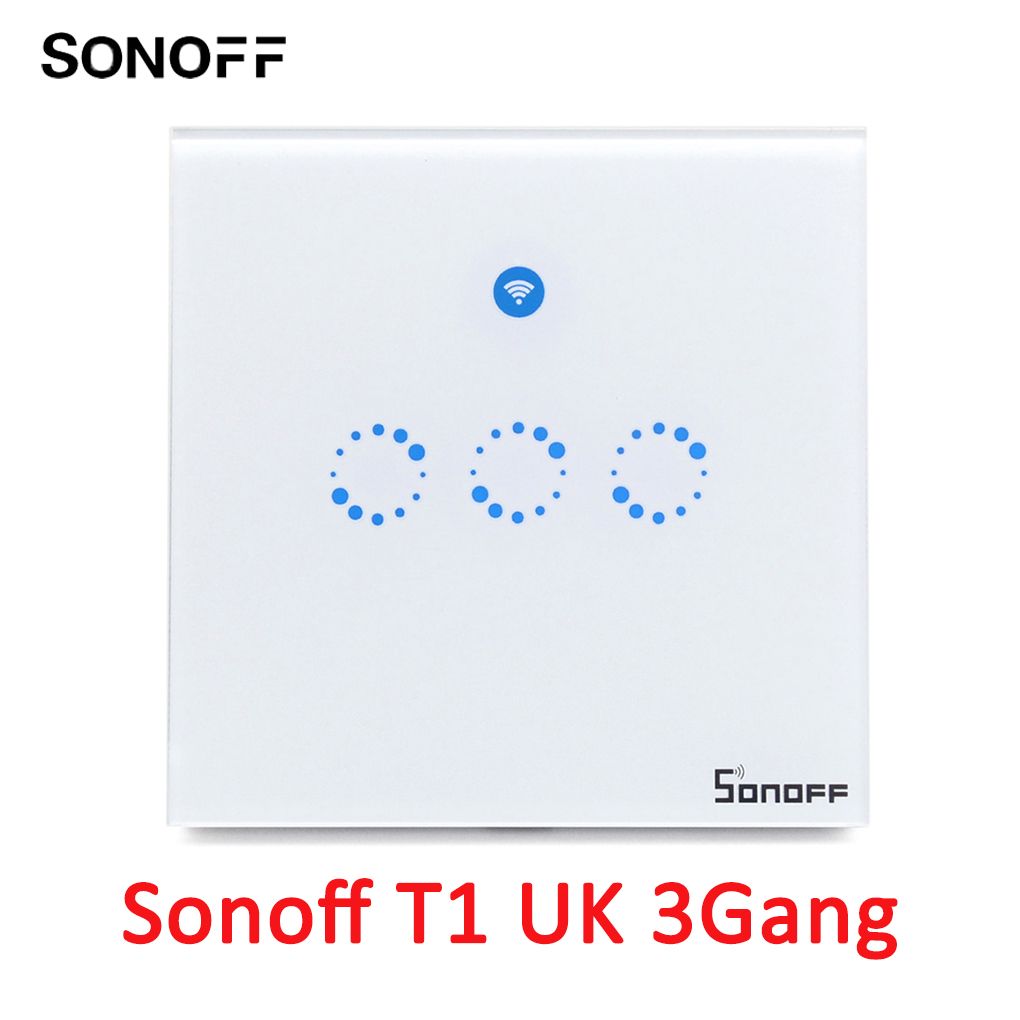 2020 Sonoff T1 1 2 3 Gang 86 Type Uk Panel Wall Touch Light