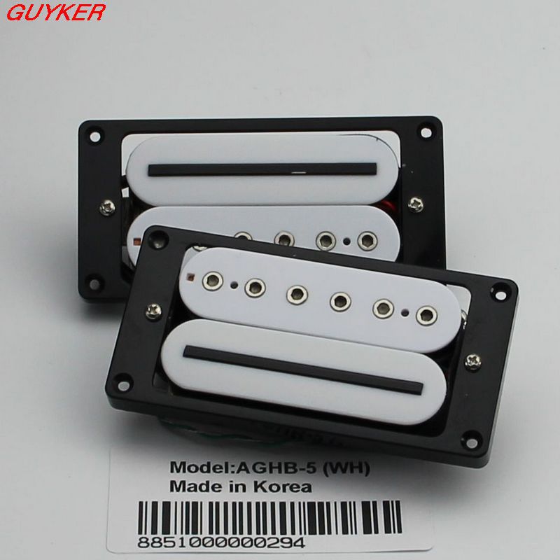LYWS 2PCS Ceramic Magnet 8 String Guitar Humbucker Pickup Neck /& Bridge Pickups Black