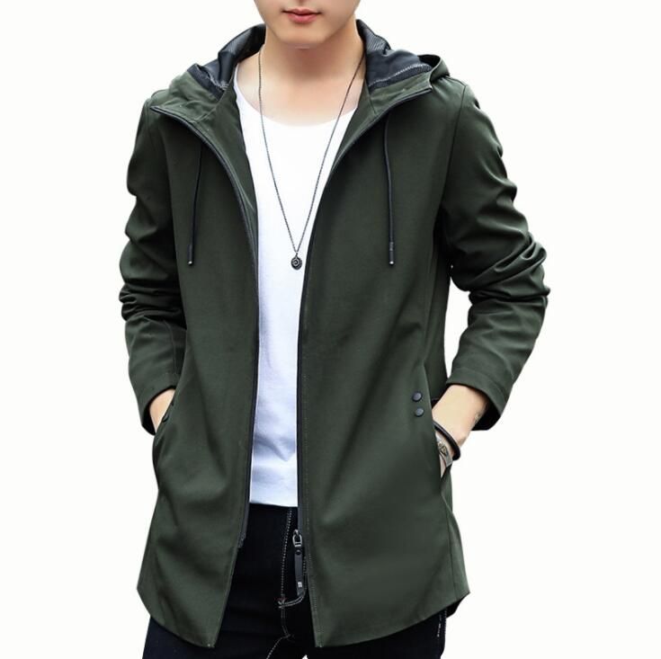 long hooded jacket