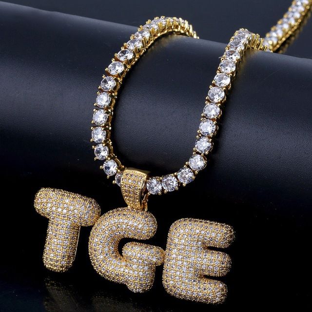 bubble letters diamond