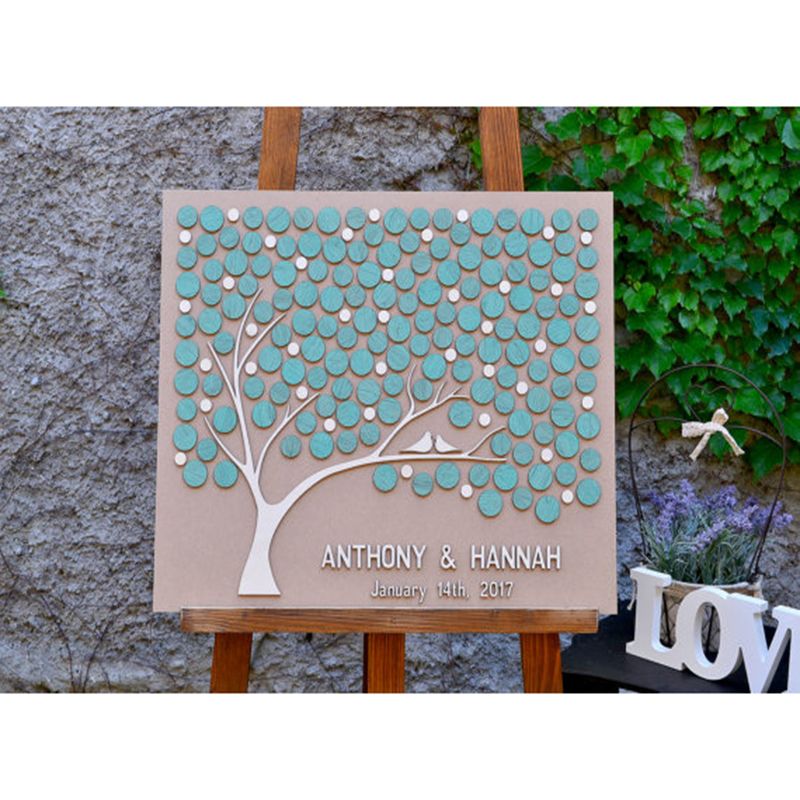 2020 Personalized Wedding Guest Book Alternative Wood 3d Guestbook Ideas Unique Guestbooks Tree Bridal Shower Party Guestbooks From Haolinwedding 105 18 Dhgate Com