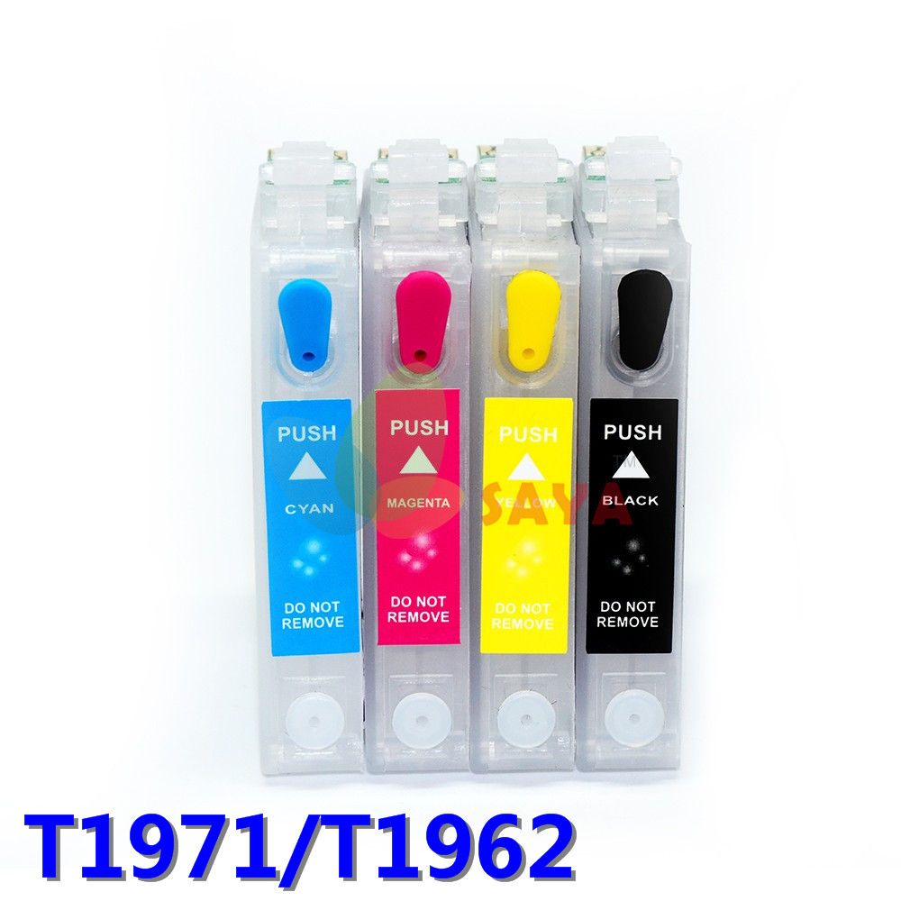 Compra T1971 T1961 Cartucho De Tinta Recargable Para Impresoras Epson XP  204 XP 211 XP 214 XP 401 Con Chips De Reinicio Automático Barato | Entrega  Rápida Y Calidad | Es.Dhgate