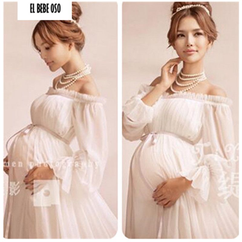 white maxi dress pregnant