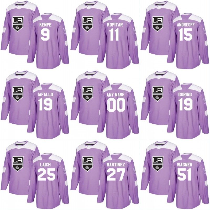 la kings cancer jersey