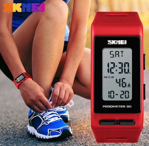 skmei pedometer 3d watch