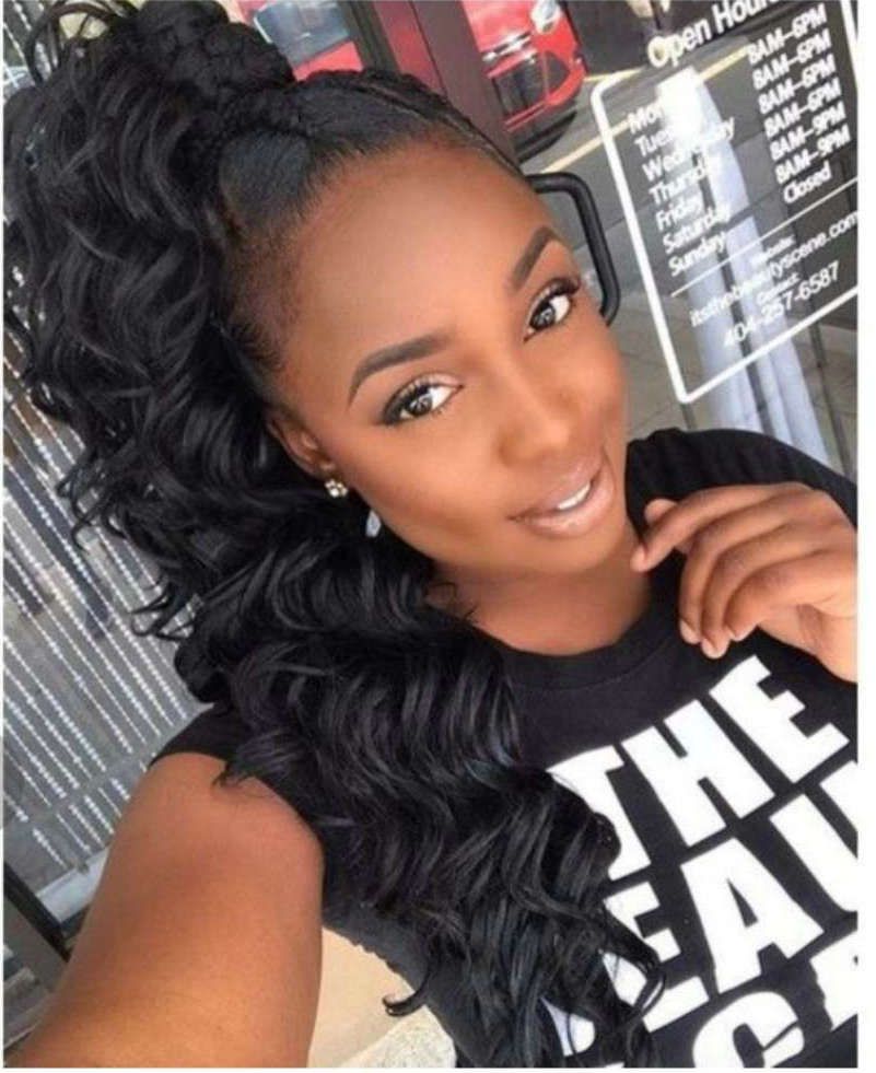 Long DEEP curly ponytail for black women 8A clip In drawstringremy pony tails hairpieces drawstringclip in human hair extension 160g Long DEEP curly ponytail for black women 8A clip In drawstringremy pony tails hairpieces drawstringclip in human hair extension 160g