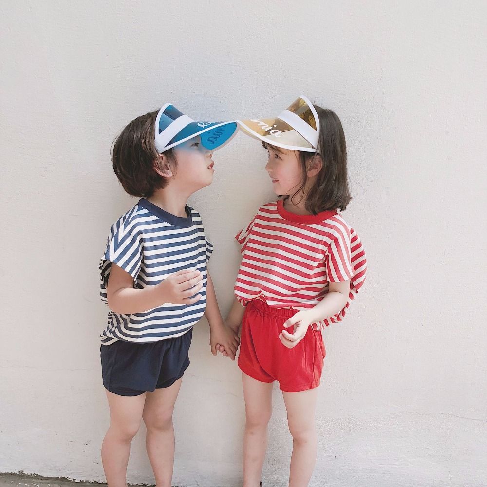 Acquistare 2018 Estate Genitore Childen Plastica Chiaro Protezione Solare  Ampia Visiera Bambini Lettera California Visiera In PVC Cappello Da  Spiaggia Le Vacanze Economico | Consegna Veloce E Qualità | It.Dhgate