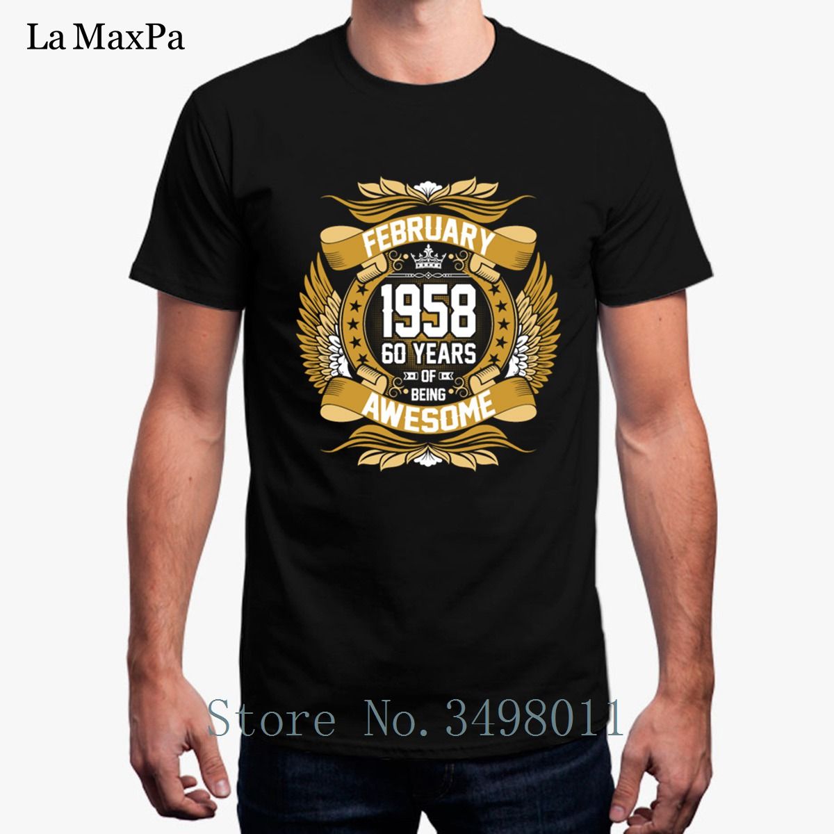 camisetas personalizadas 60 años