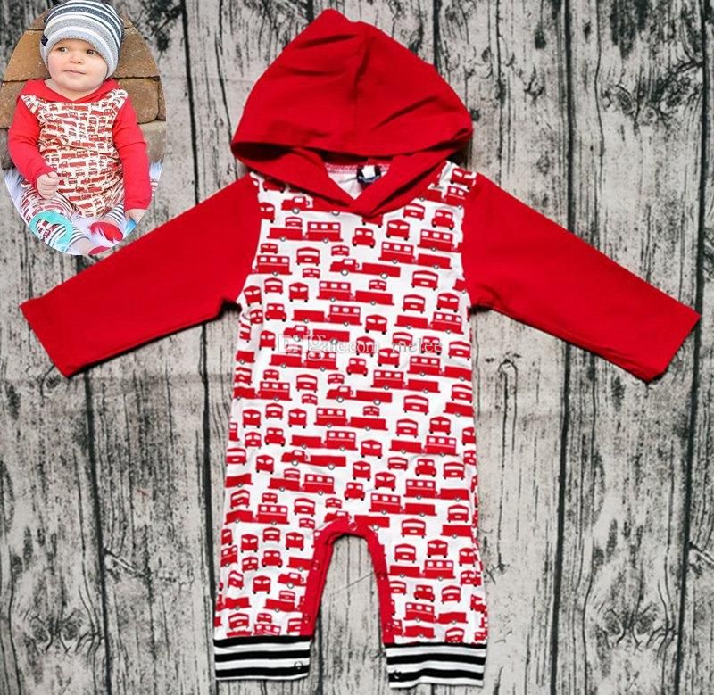 boys red jumpsuit