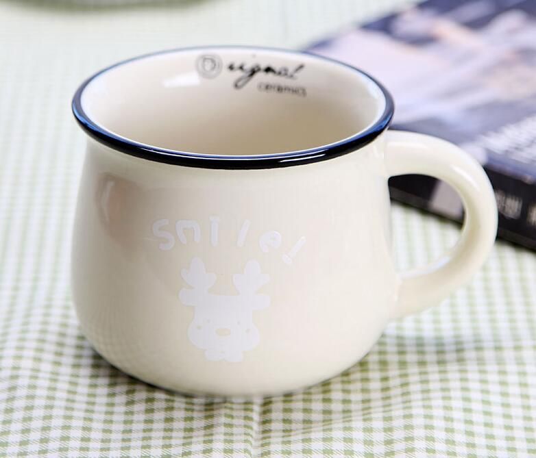 Discount Colors Coffee Mug 150ml Korea Creative Ceramic Mugs Milk