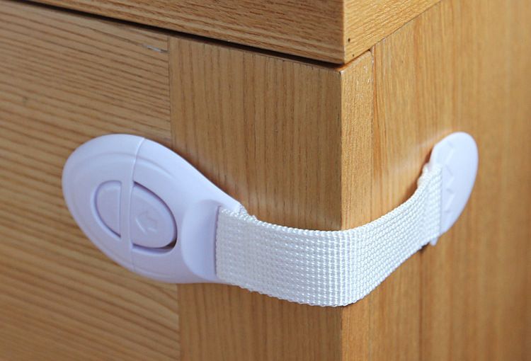 2019 Plastic Child Safety Locks White Kids Baby Door Cupboard