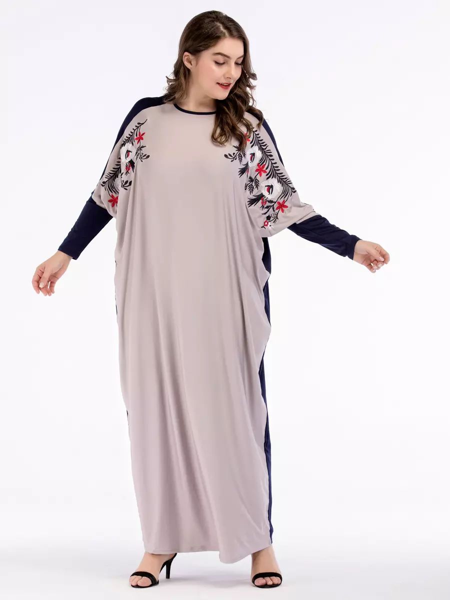 xxl size long frocks for ladies