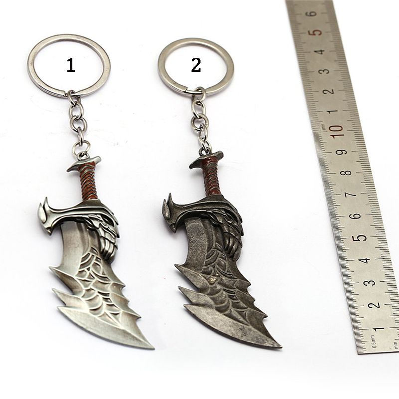 New game God of War 4 Kratos Leviathan Axe shape keychain key ring holder gifts