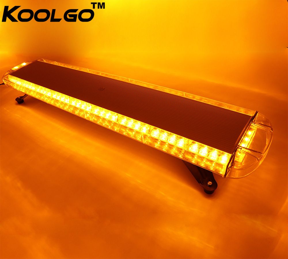 compre 80 lampara de barra de luz de trabajo de led para carro camion parpadeante de emergencia luces estroboscopicas baliza amarilla ambar 42 12v