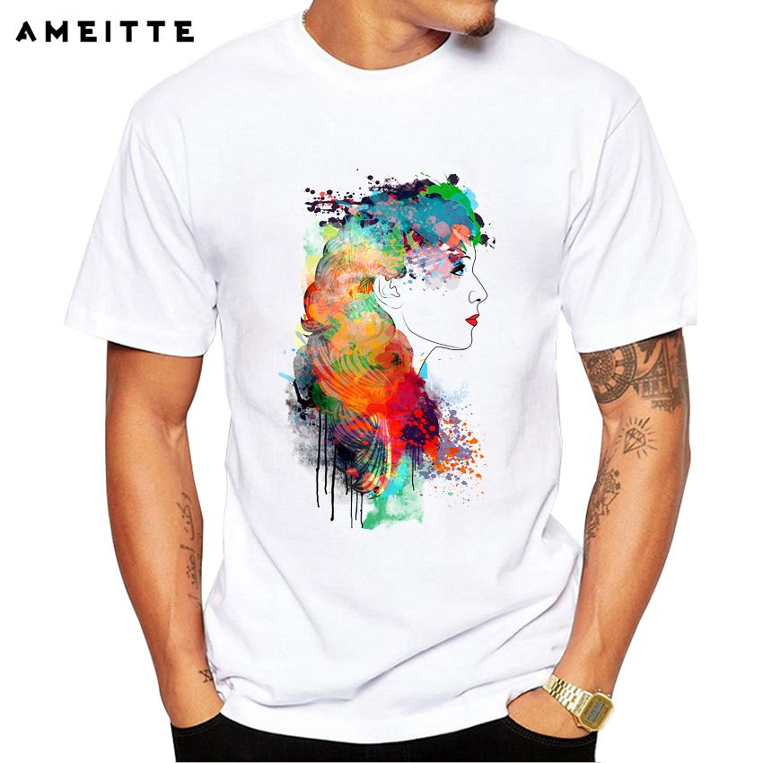 Creative Splatter Paint And Ink Women 