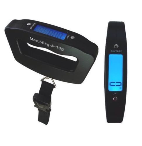 50KG Digital Travel Portable Handheld Weighing Luggage Scales Suitcase Bag