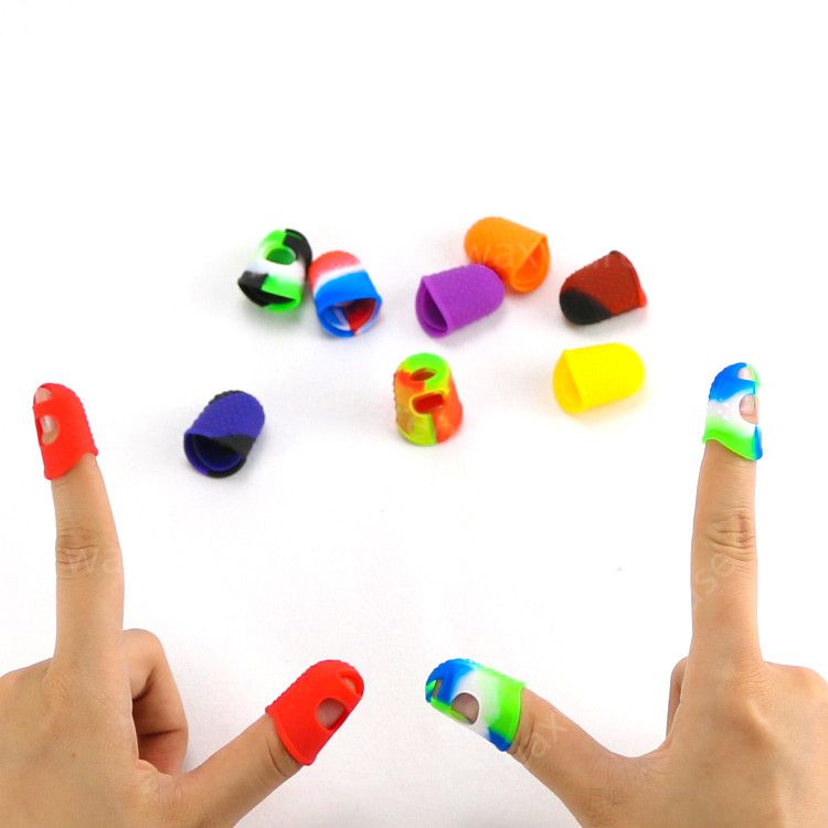 Newest Wholesale Reusable Soft Silicone Finger Caps Silicone Rubber
