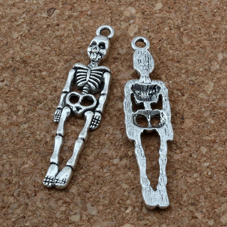 30 stk Antiqued Silber Metall Halloween Hut Charms Dangles Anhänger 23x15x3mm
