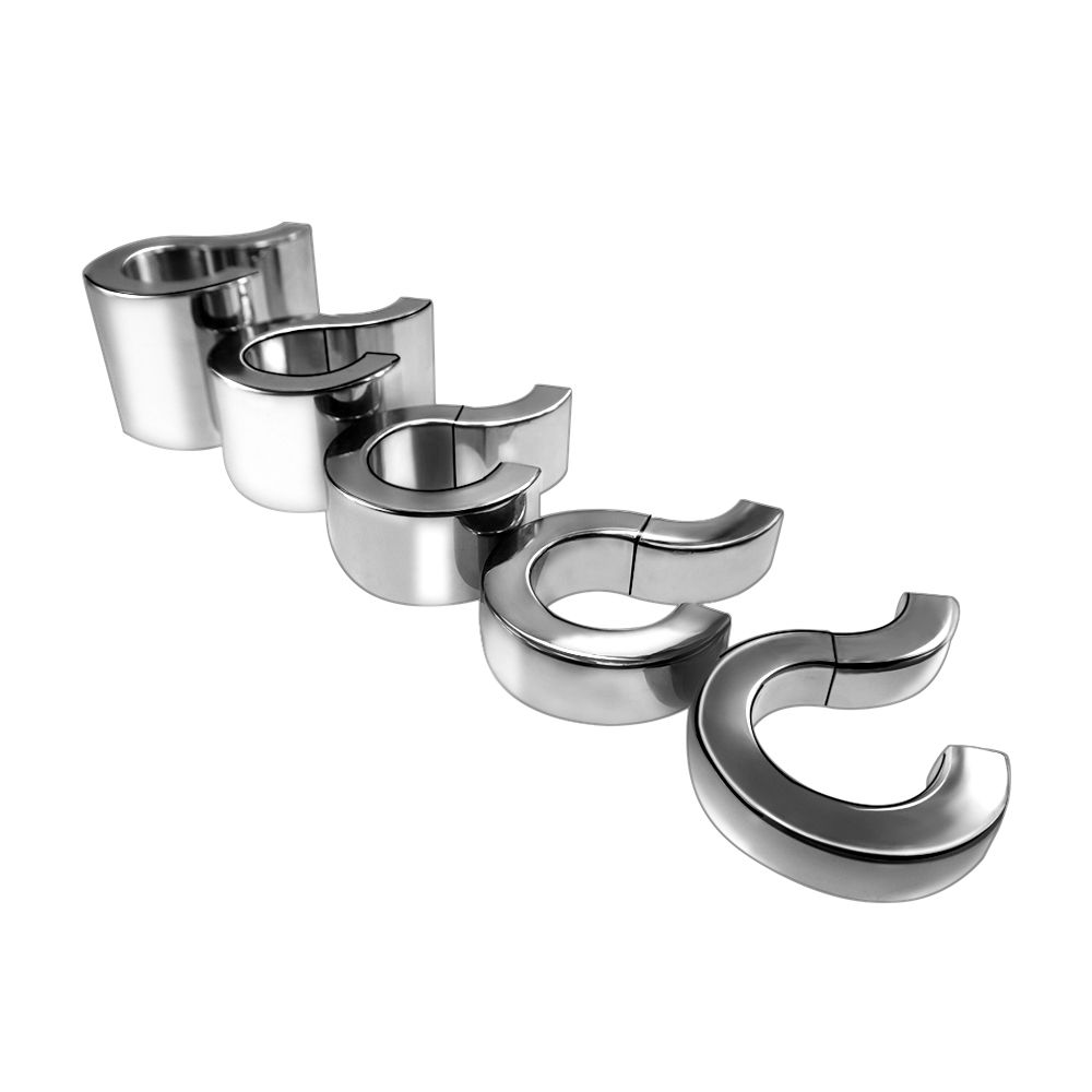 Penis Cock Rings 5 Size Heavy Duty Magnetic Stainless Steel Ball Weight  Scrotum Stretcher Metal Dick Ring Delay Ejaculation Male Sex Toy From  Alinaluo, $34.63