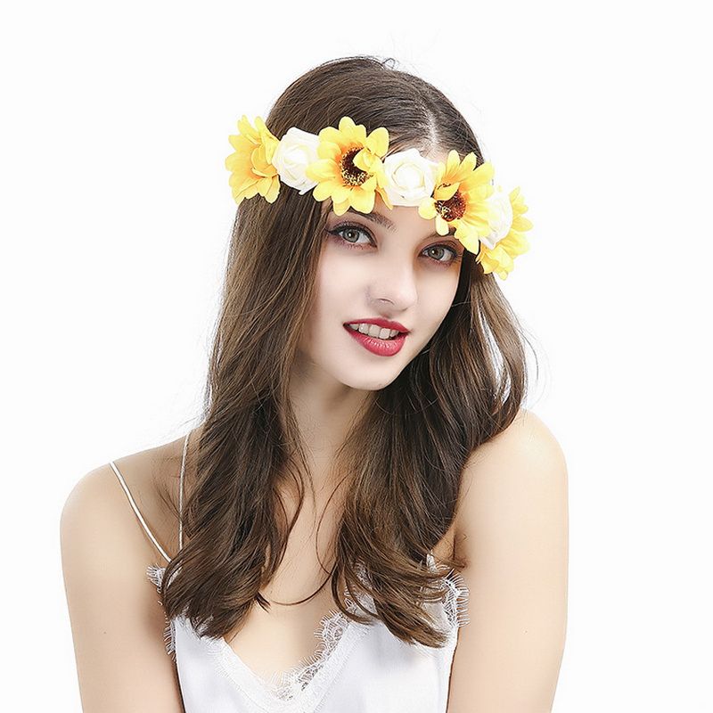 natural flower headbands