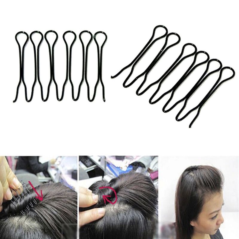 Diy Women S Insert Hair Clips Barrette Donut Accessories Twist
