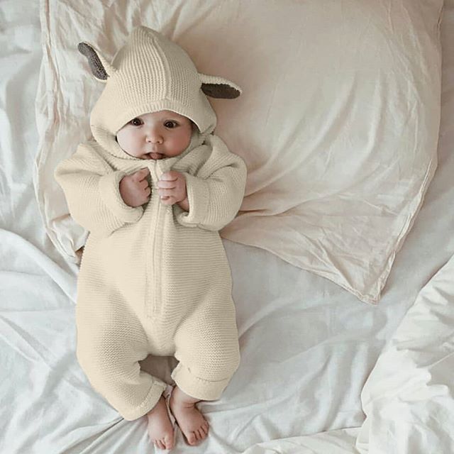 2020 Newborn Baby Boys 2018 Spring Autumn Rompers Cute Hooded Baby Boys Girls Romper Baby Jumpsuit For Kids Boys Clothing From Bkld 10 5 Dhgate Com